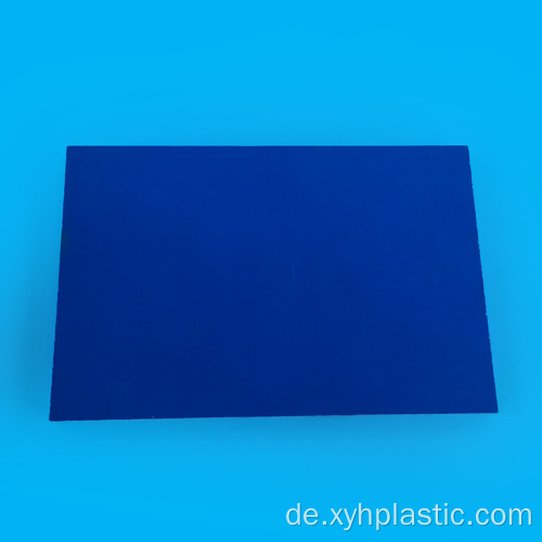 Blaue PVC-Folie einseitig für Kleber